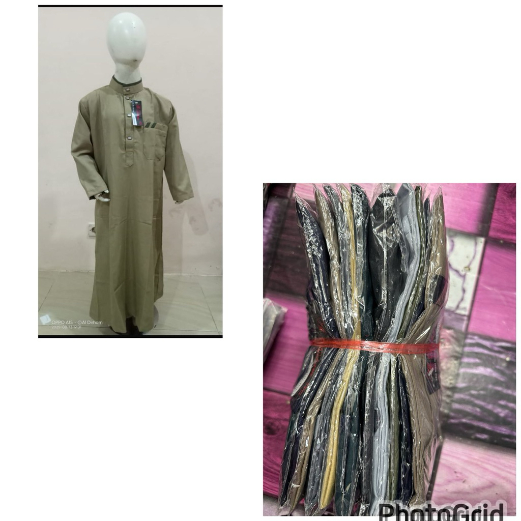 jubah anak laki laki bahan toyobo