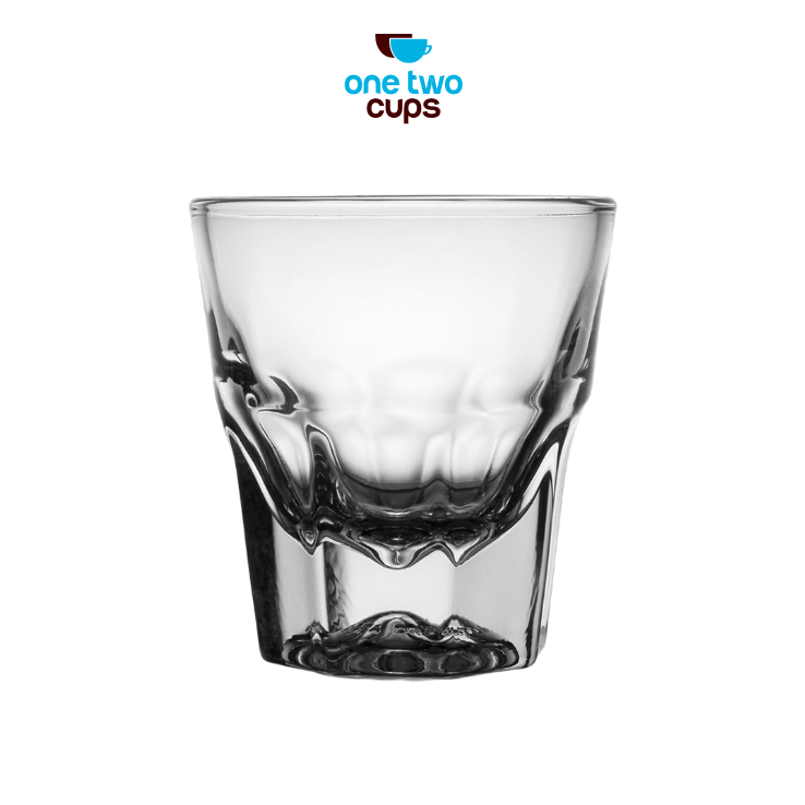 One Two Cups Gelas Kaca Aesthetic Kopi Dirty Latte Espresso Glass - LF-33