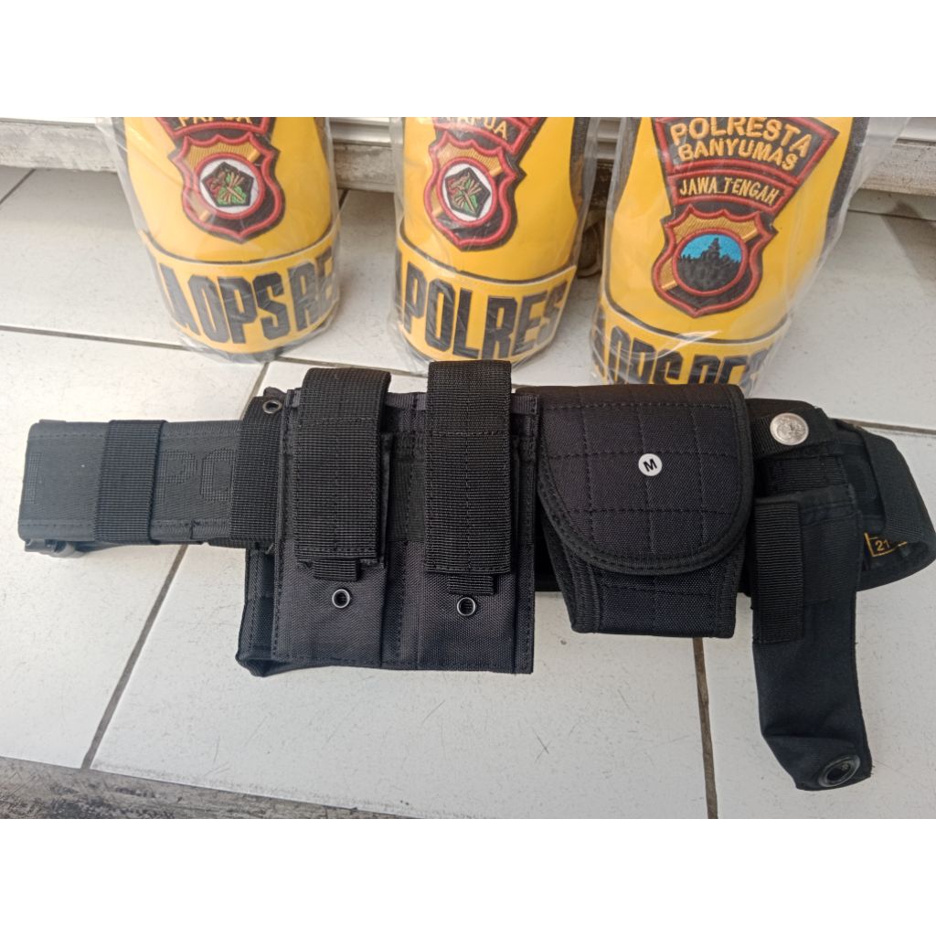 kopel polri 1 set lengkap
