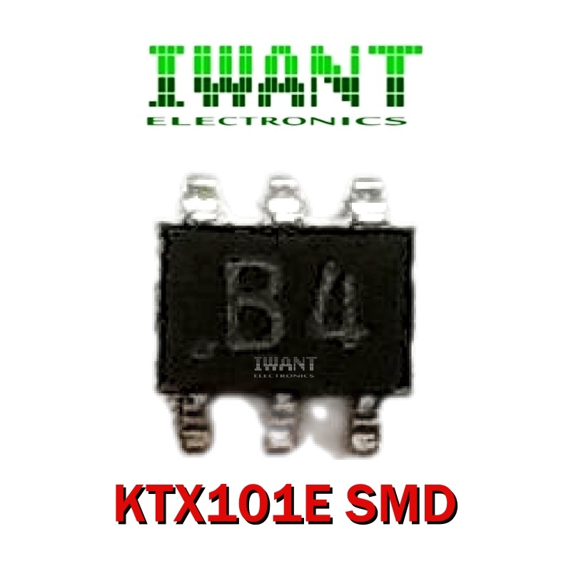 KTX101 KTX101E IC B4 TRANSISTIR PNP NPN SMD 6PIN SMD CODE B4