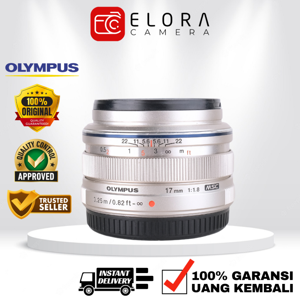 Olympus M Zuiko 17mm F1.8 / Lensa Olympus M Zuiko 17 mm F 1.8