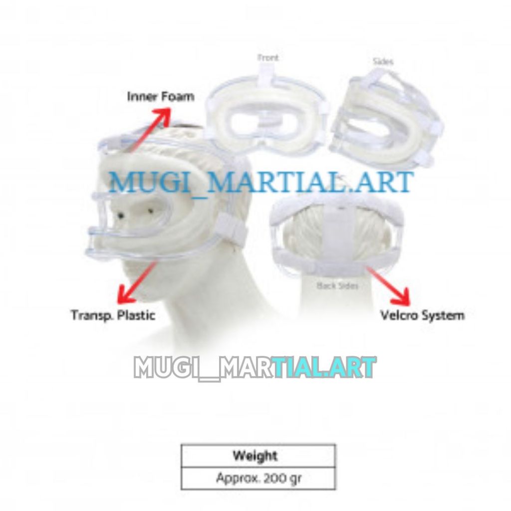 FACE MASKER KARATE TKD COMBAT/ PELINDUNG WAJAH