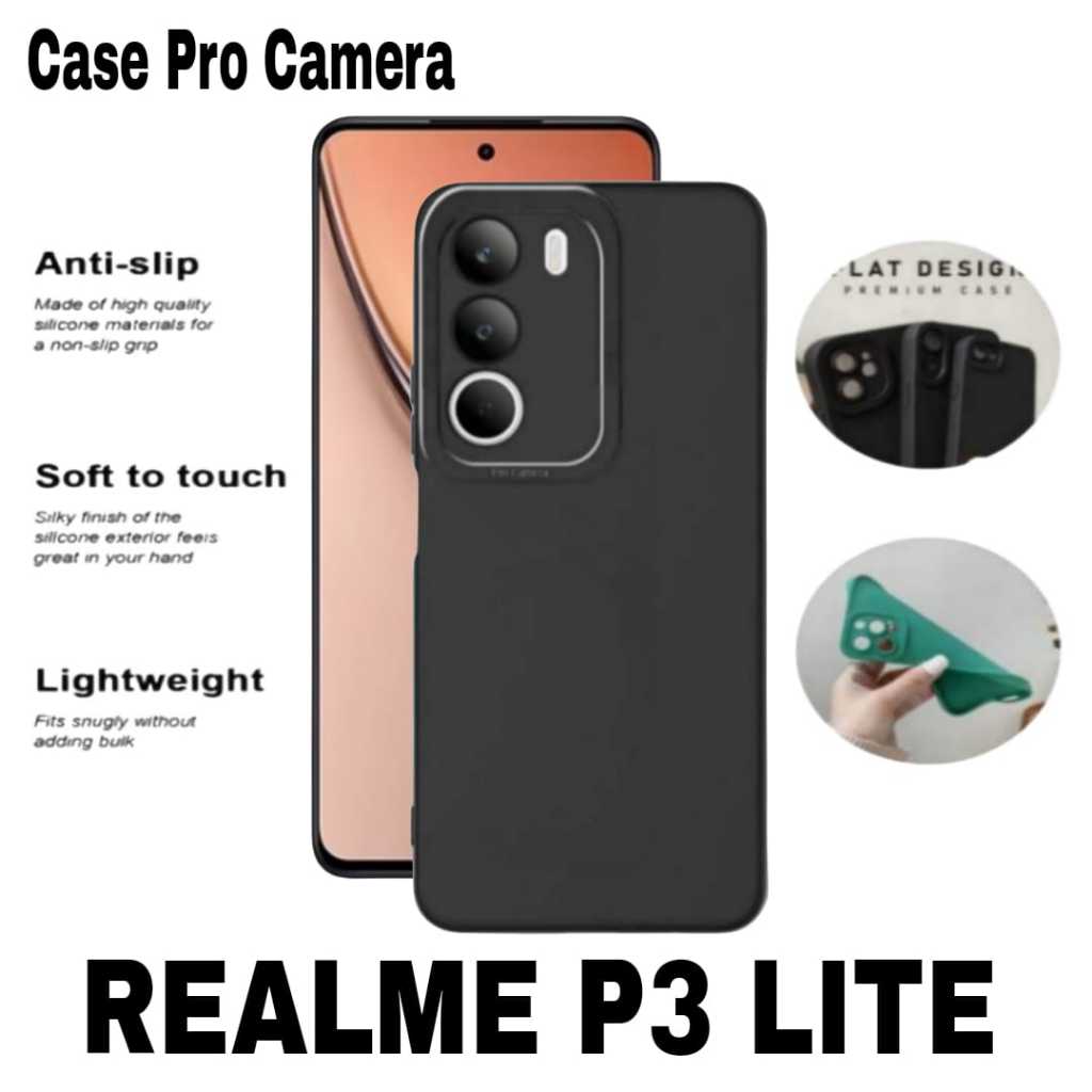 SOFT CASE REALME P3 LITE CASE LIQUID PRO CAMERA SQUARE SILICONE CASING COVER