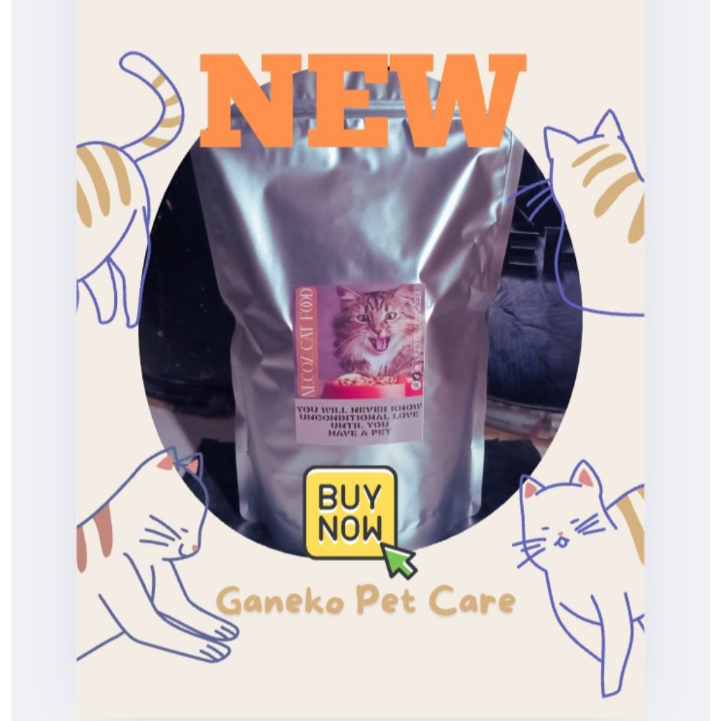 MAKANAN PENGGEMUK KUCING CATFOOD DRYFOOD  1KG PROMO MAKANAN PENGGEMUK KUCING ALL IN ONE KITTEN AND A