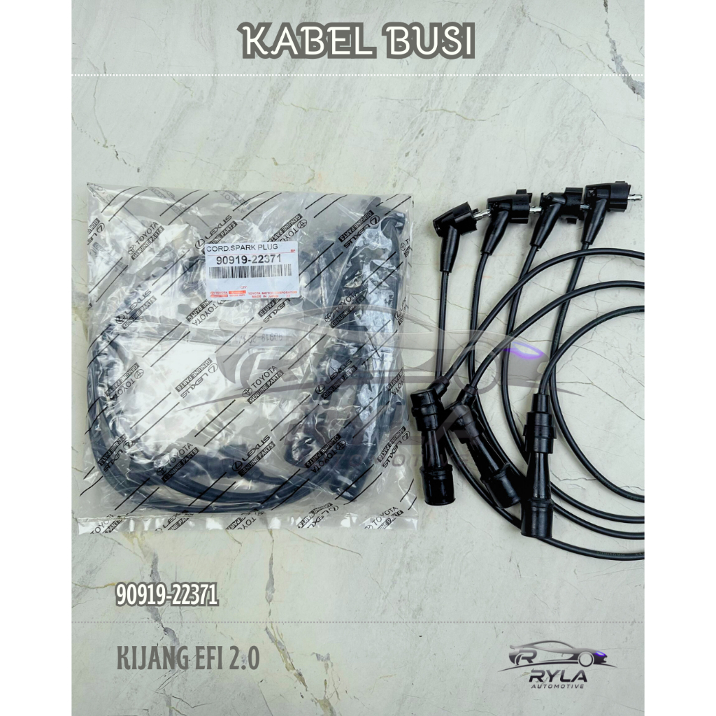 Kabel Busi – TOYOTA (Kijang Kapsul EFI, Hilux, Hiace, Dyna/Toyoace) – K22371 / 90919-22371