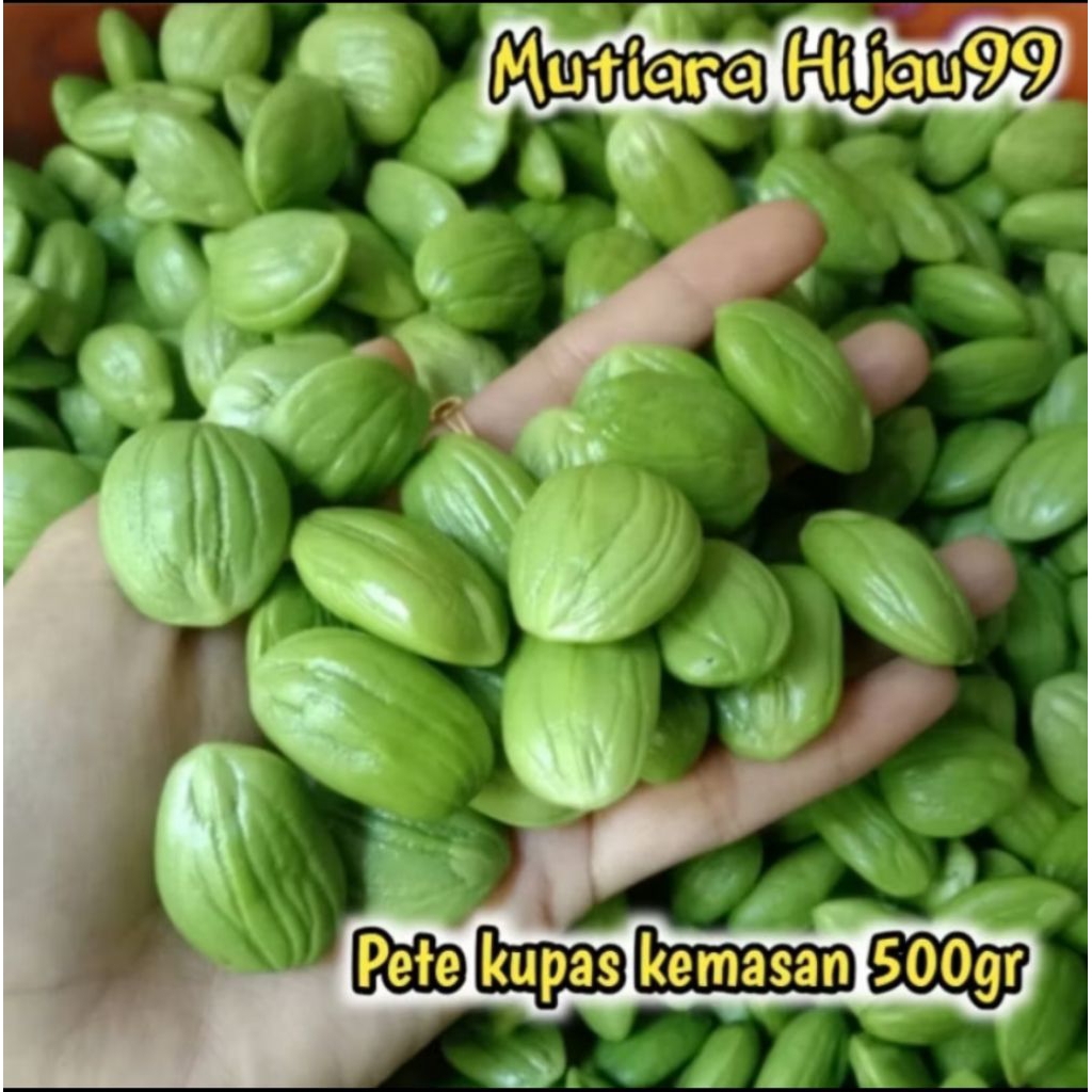 PETE KUPAS DADAKAN KEMASAN 500GR/PETE KUPAS PILIHAN/PROMO PETE MURAH/PETE TUA/PETE SEGAR/PETE WONOGI