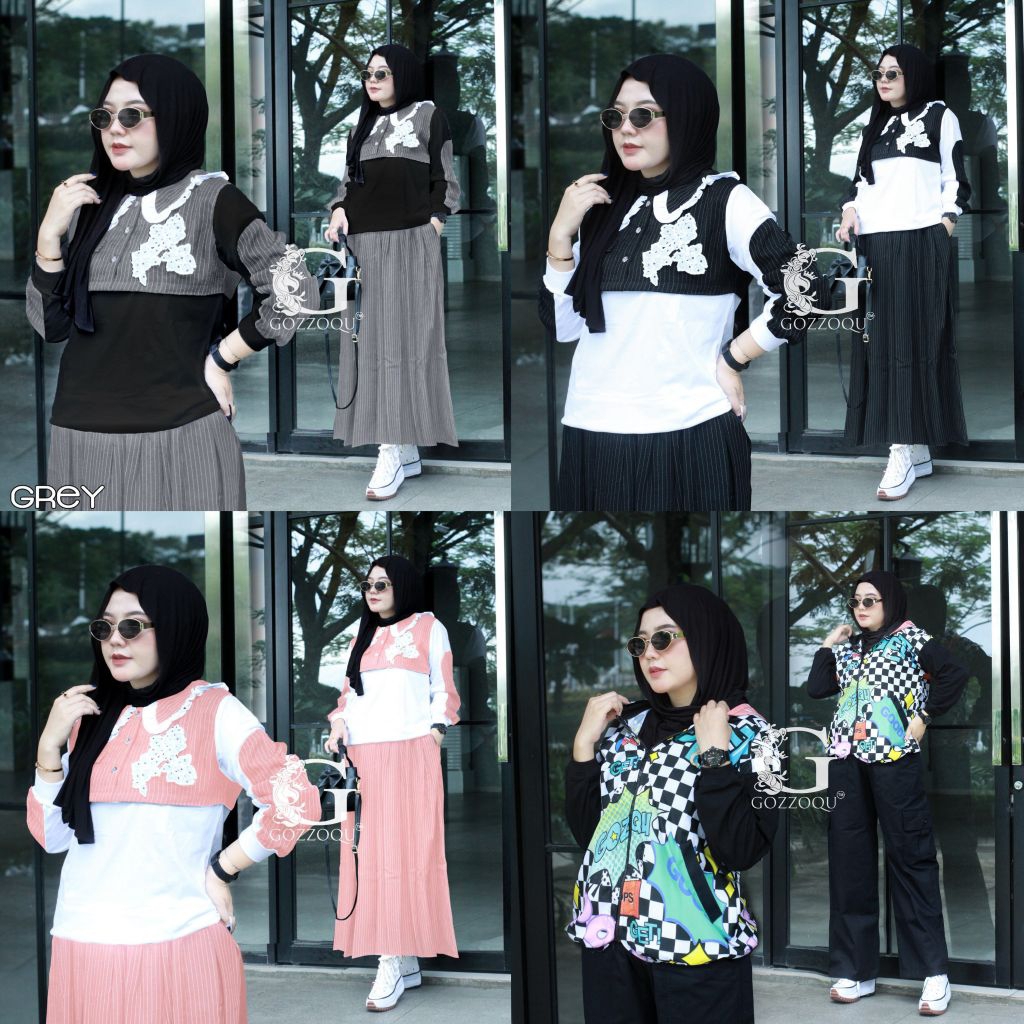 MAUDY SET ROK COMBAD MIX KATUN ORI GOZZO