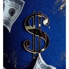 Cake Topper Dollar Akrilik