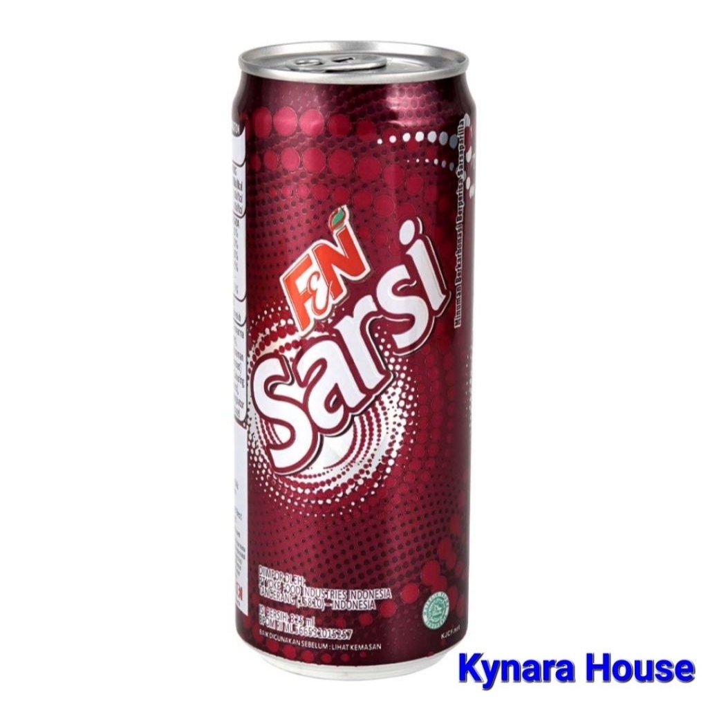 F&N Sarsi Minuman Soda Rasa Sarsaparilla Kaleng 325ml