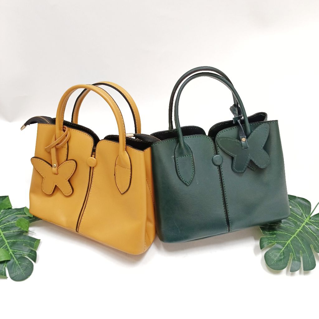 Tas Kulit Cewek Asli Garut Slempang Wanita Murah Kekinian Original Sukaregang Garut