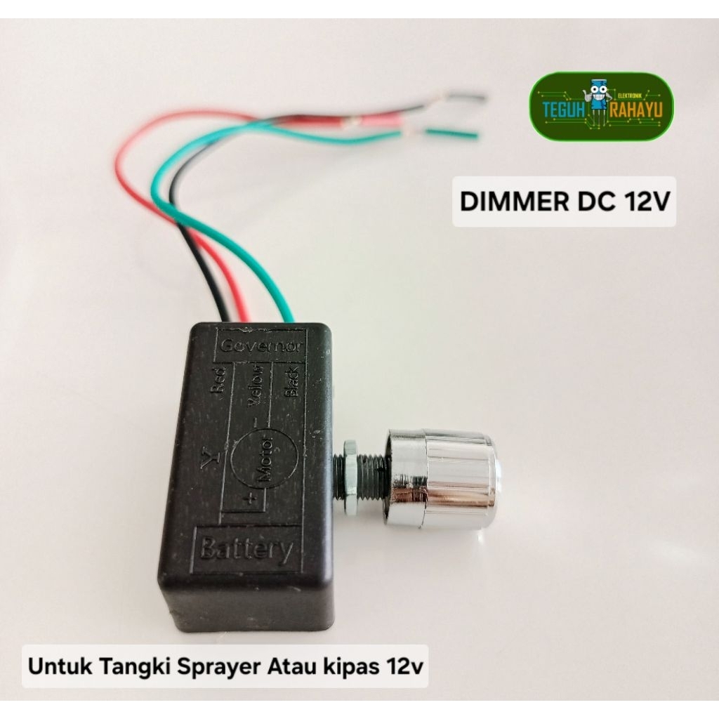 DIMMER DC 12V / SWITCH PUTAR TANGKI SEMPROT DC 12V