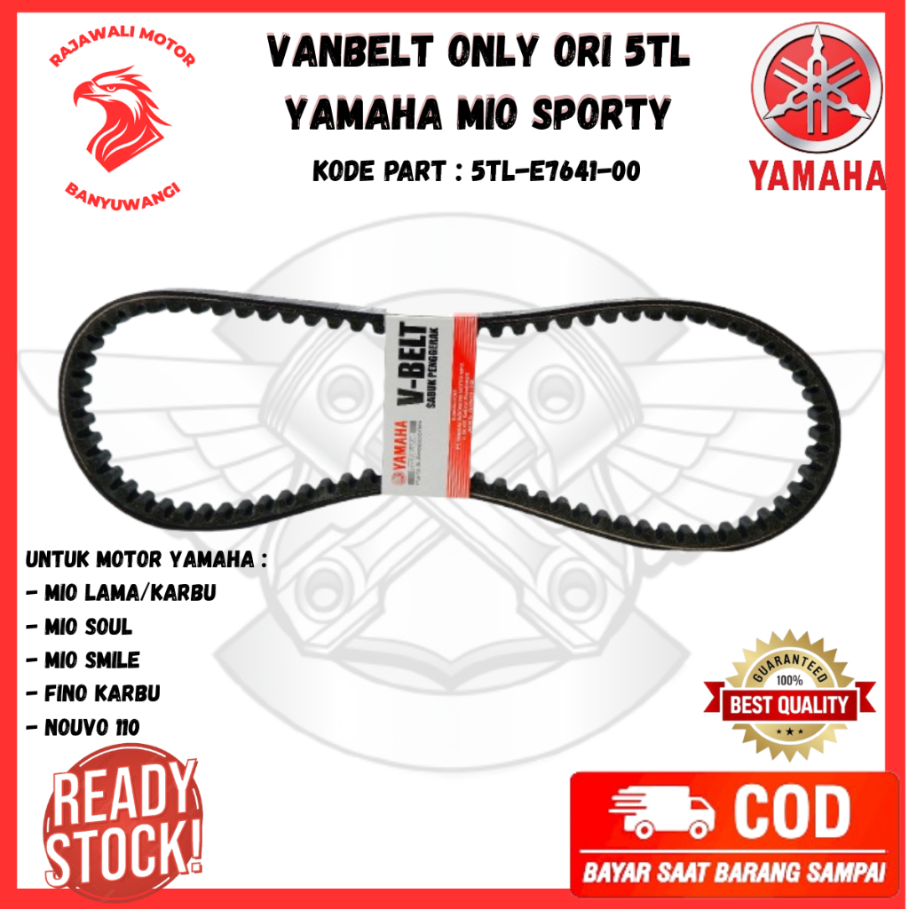 vanbelt mio sporty ori - vanbelt mio smile - yamaha mio - vanbelt mio sporty original premium 5TL
