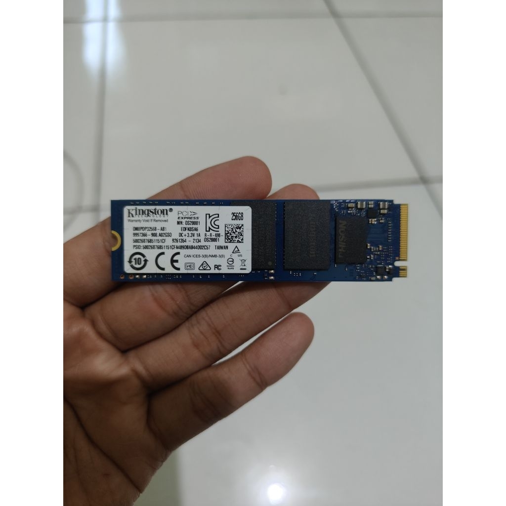 SSD NVME Kingston 256gb