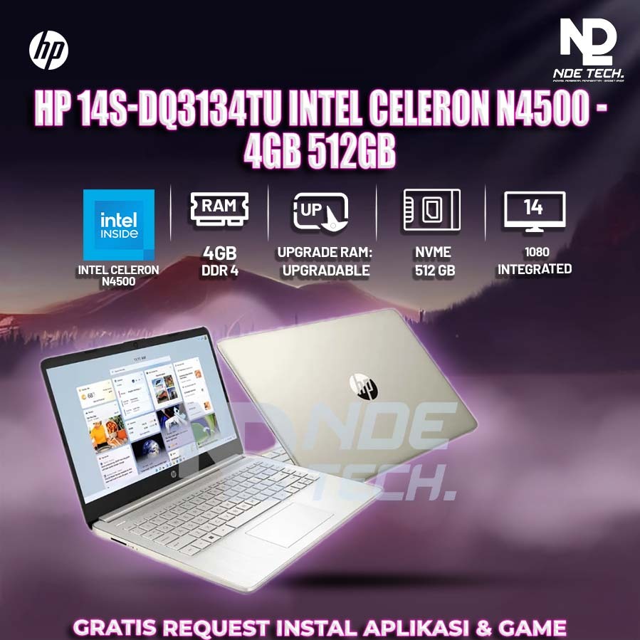 HP 14S-DQ3134TU INTEL CELERON N4500