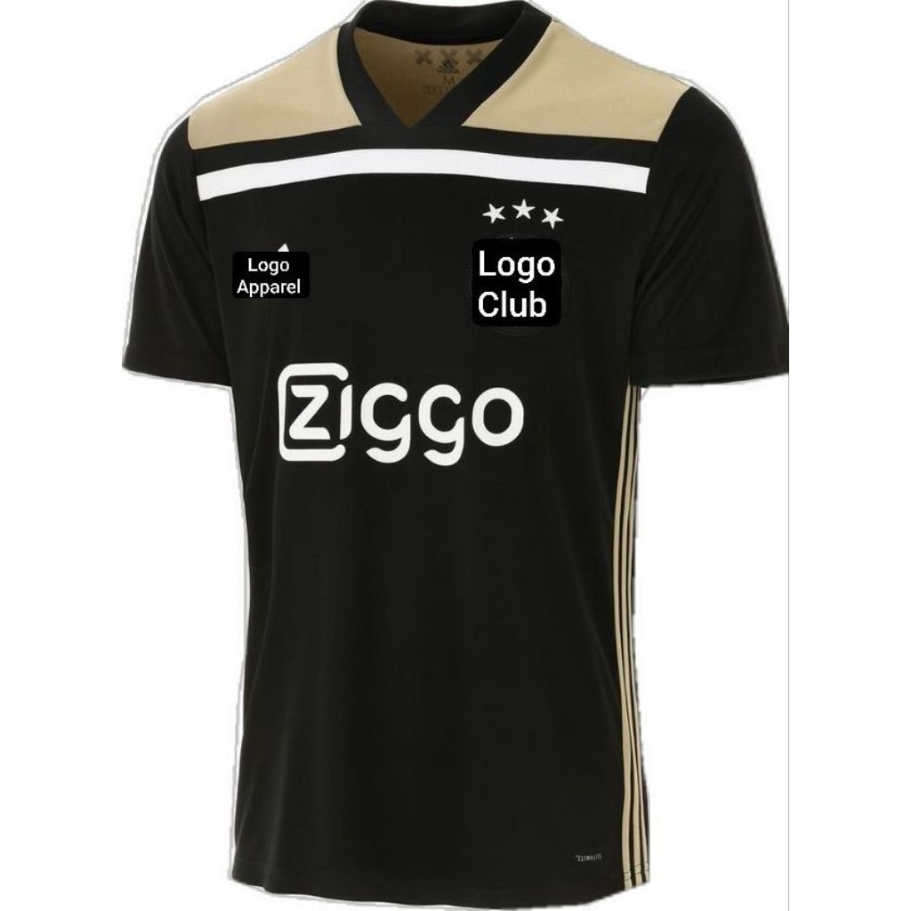JERSEY AJAX AMSTR AWAY KIT 2018/2019 JERSEY REPLICA DRYFIT BRAZIL PREMIUM