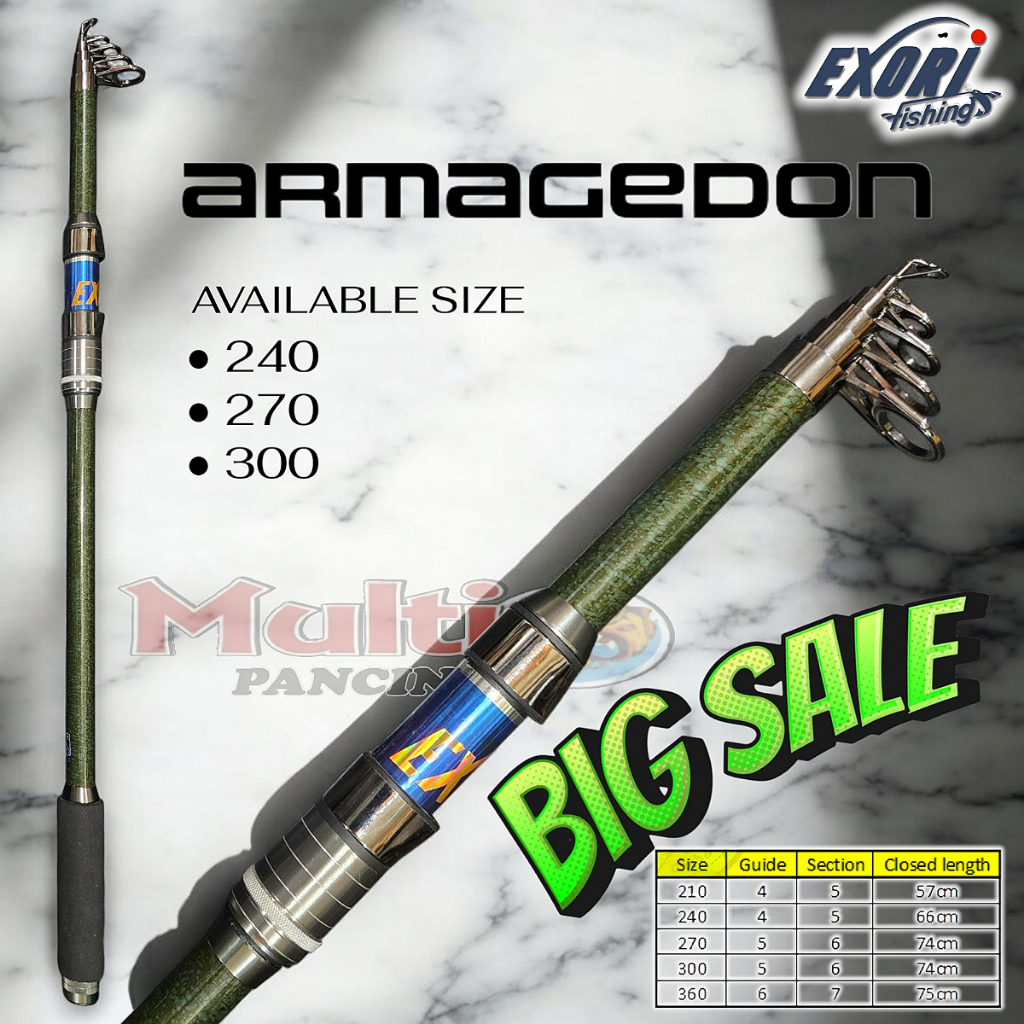 joran telescopic EXORI ARMAGEDON