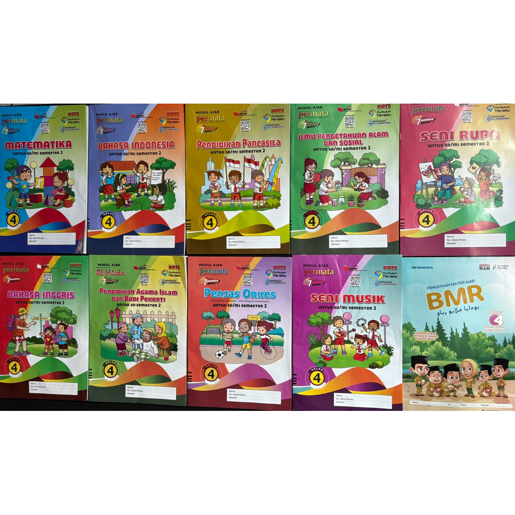 Buku LKS Permata SD/MI kelas 4 Semester 2