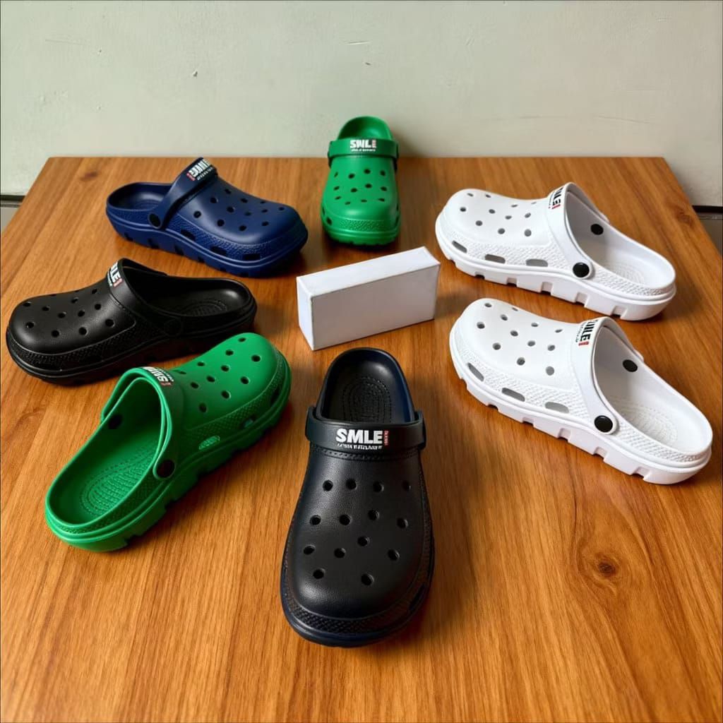 Sandal Slop Kodok Newera / Sandal Pria / Sandal Murah / Sandal Crok Porto/Slop crok gosome pria mura