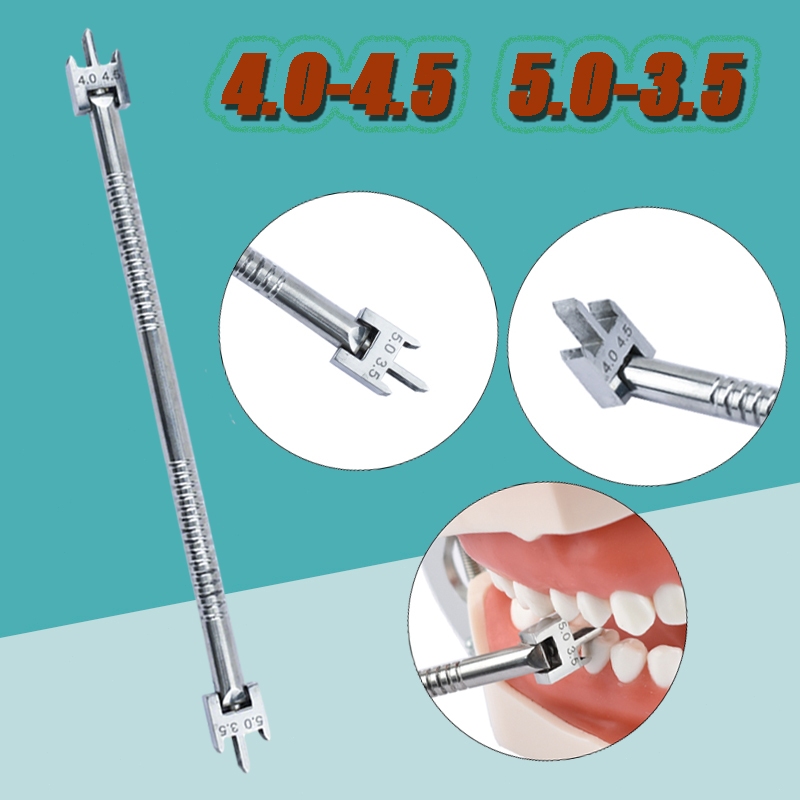 Dental bracket height positioner / bracket gauge / alat pengukur posisi bracket behel  /alat penguku