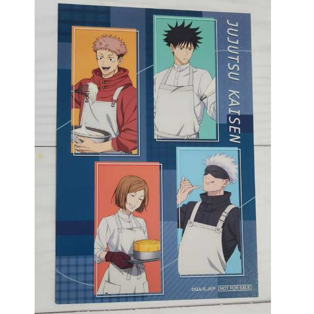 Jujutsu Kaisen Postcard Gojo Yuji Megumi Nobara