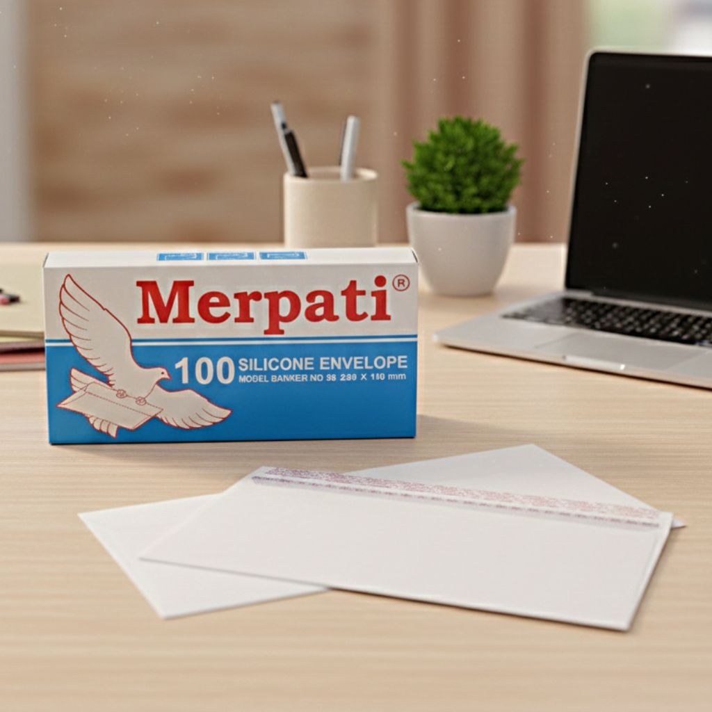 Amplop putih besar Merpati