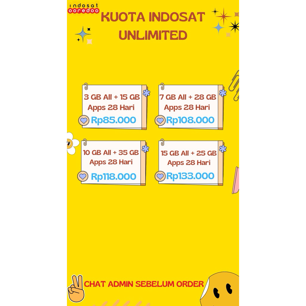 Kuota Indosat Unlimited