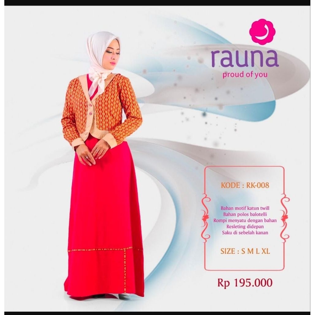 BAJU GAMIS DEWASA RK08 BY:RAUNA
