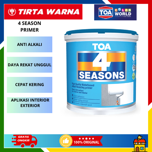 Toa 4 Season Primer Cat Dasar Anti Alkali Interior & Exterior 20 Liter