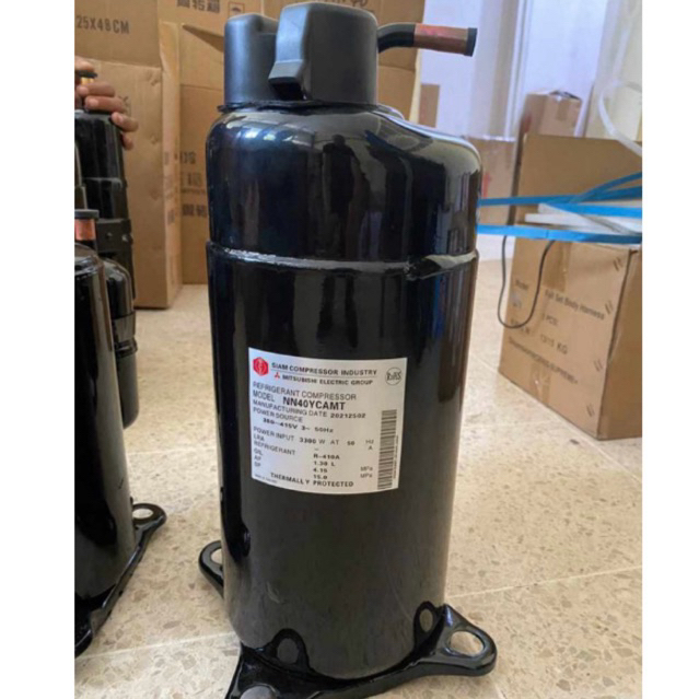 KOMPRESOR AC MITSUBISHI SIAM NN40YCAMT | KOMPRESOR AC 3,5PK R410 3PHASE
