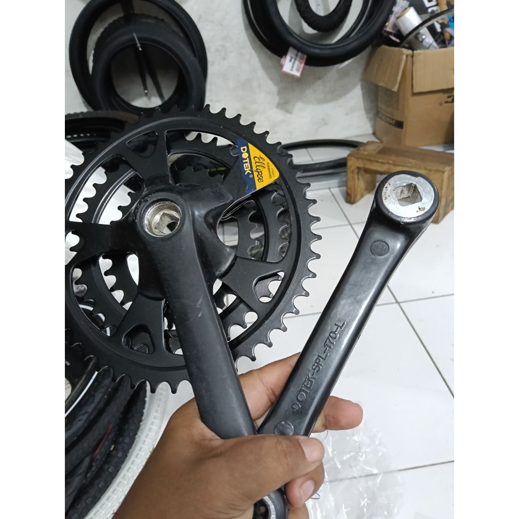 piringan federal crank federal tumpuk 3 triple oval dotek Taiwan shimano