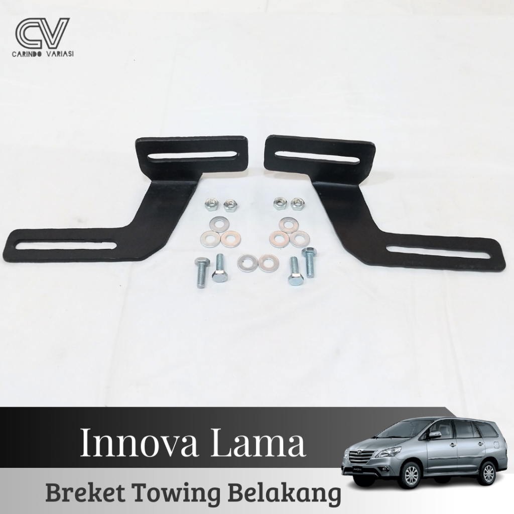 Breket Dudukan Towing Belakang Plus Baut Mobil Innova 2005 - 2015