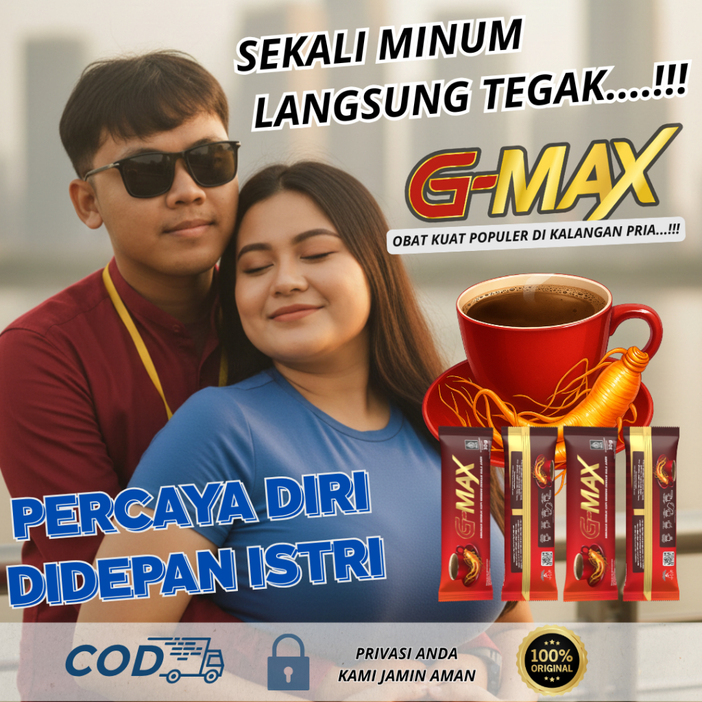 Gmax Kopi Kuat Pria Tahan Lama