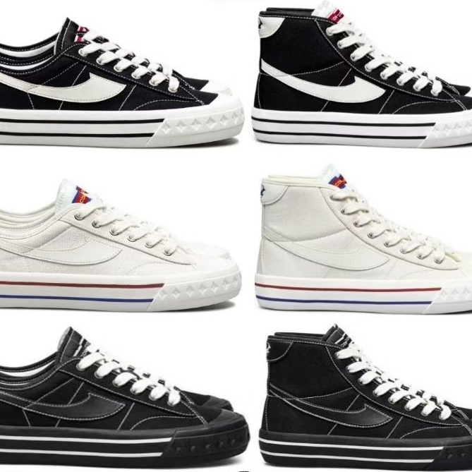 [ORIGINAL 100%] COMPASS RETROGRADE BLACK WHITE / WHITE BLUE / CREAM / DOUBLE BLACK LOW & HIGH NEW BN