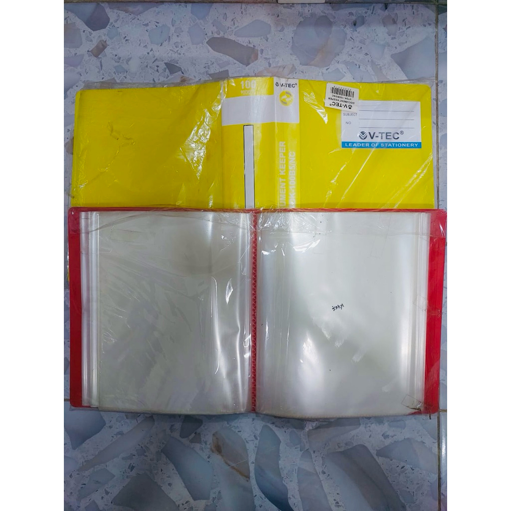 Clear Holder Document Keeper V-Tec size B5 isi 100