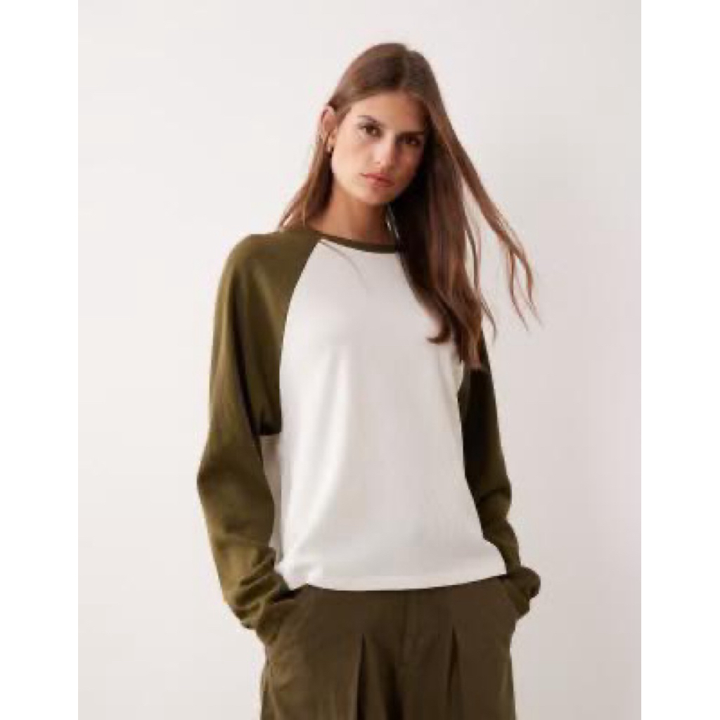 Uniqlo - sweater cream olive
