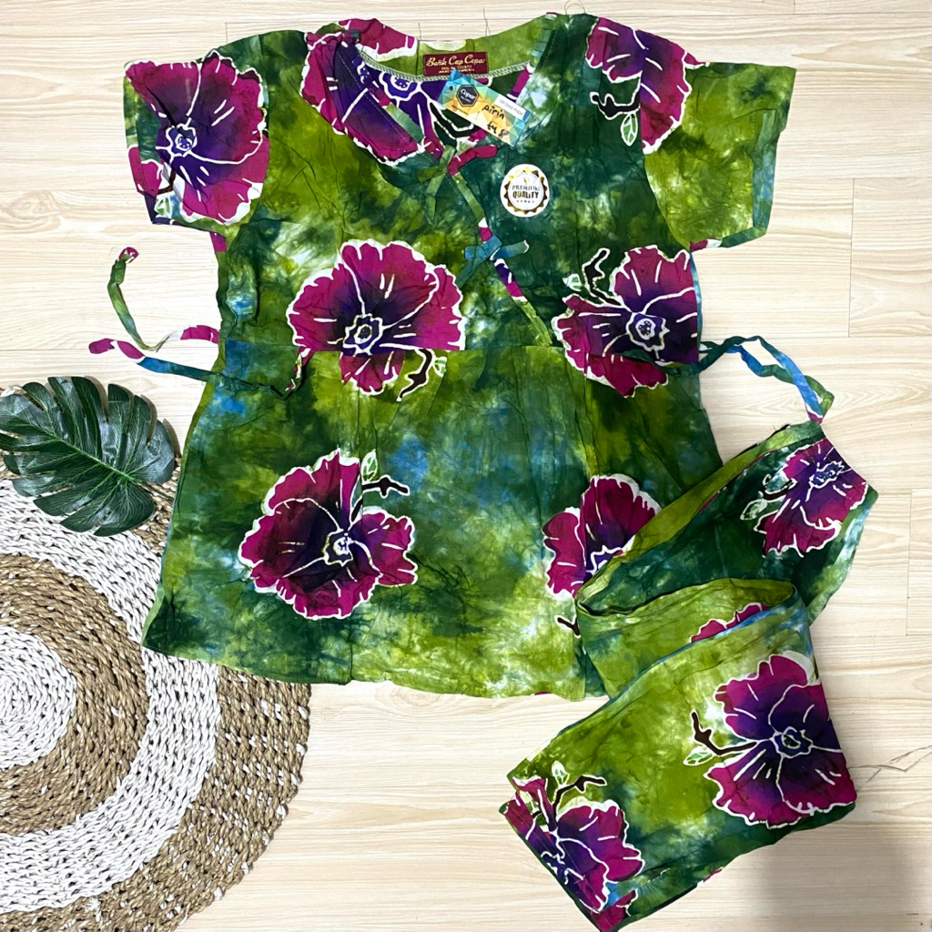 (DWS 15) CP Batik Copar Dws Tgn Pendek