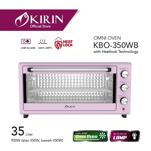 KIRIN Oven Listrik Wide Beauty 35L - KBO-350WB