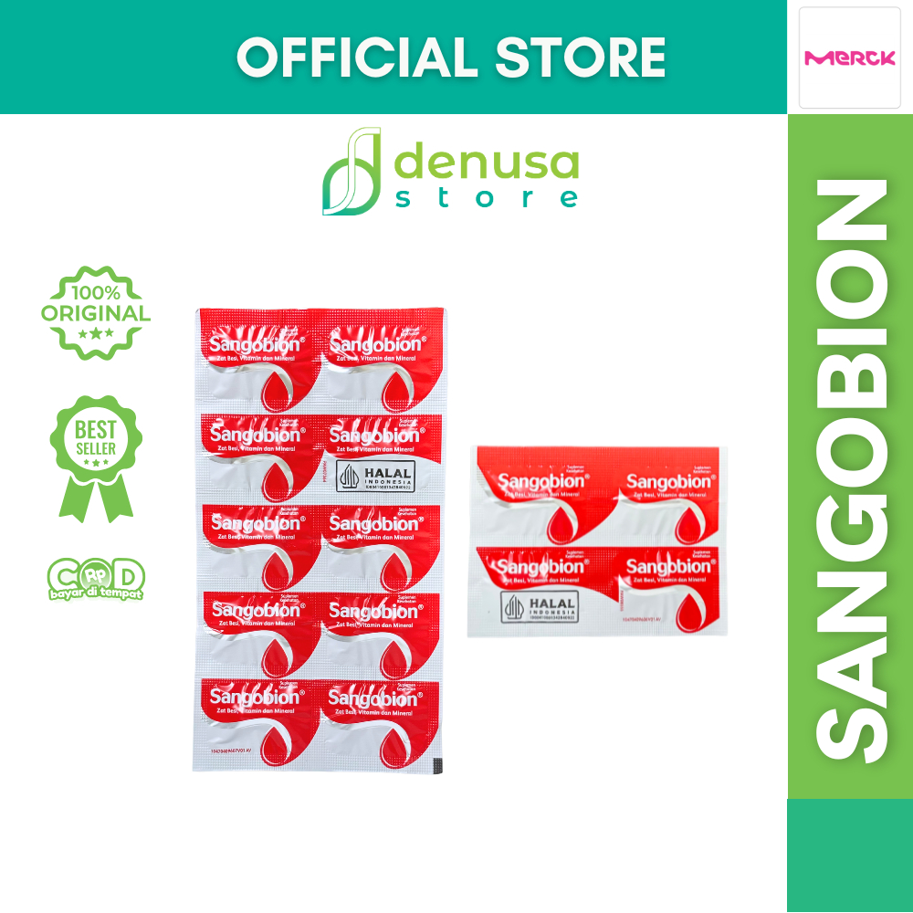 SANGOBION Zat Besi Vitamin n Mineral | Mengatasi Anemia Zat Besi Penambah Darah