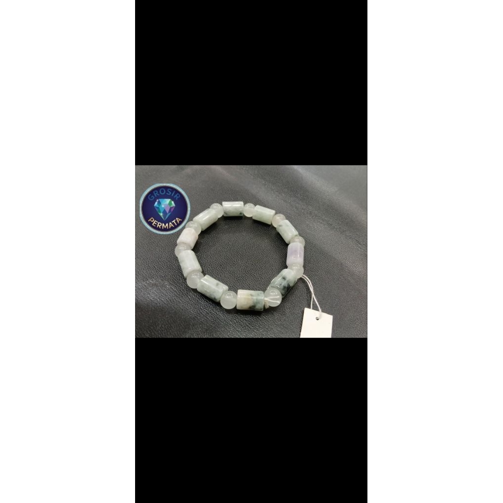 Gelang batu giok birma asli