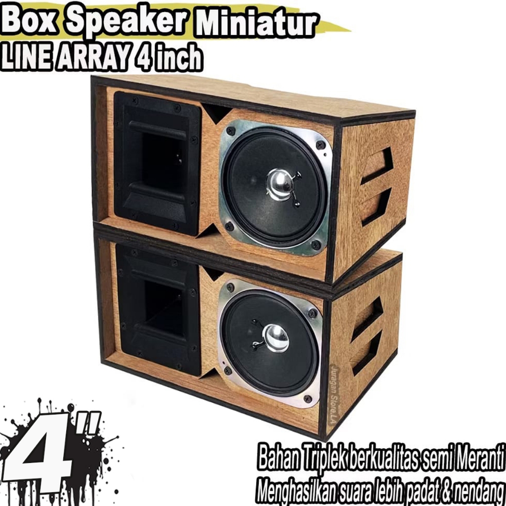 Box speaker miniatur Line Array 4 Inch
