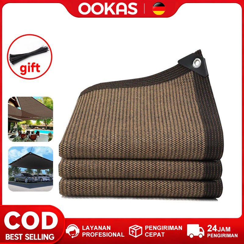 OOKAS jaring paranet anti uv dan hujan 95% sunshade Net penahan panas sun shade peneduh tanaman