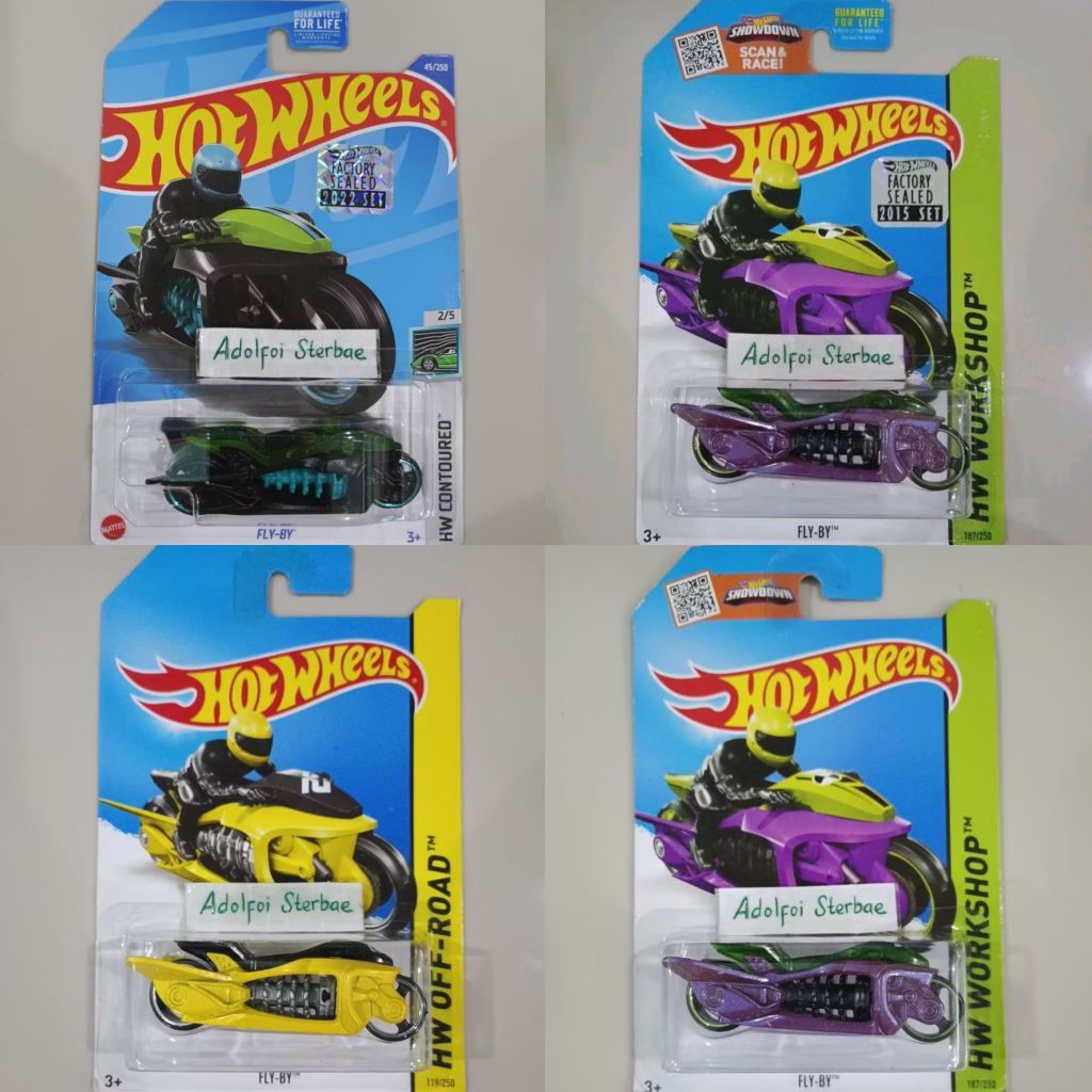 hotwheels hot wheels fly-by fly by flyby motor hw workshop hw contoured factory sealed hw off road