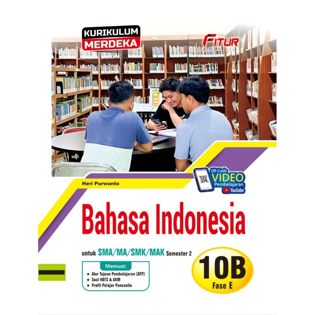 LKS (Fitur) Bahasa Indonesia untuk SMA/MA kelas 10-12 Fase A-B