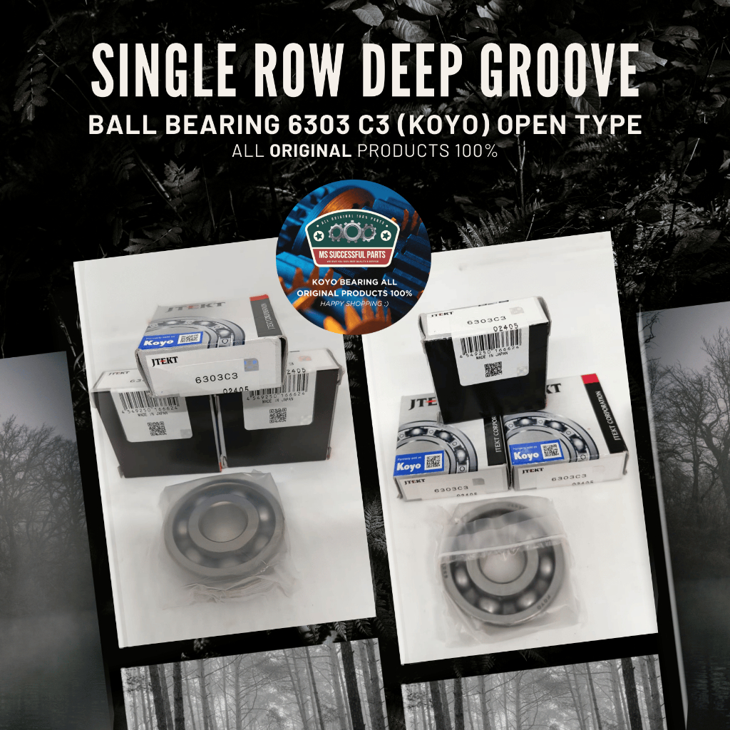 BEARING 6303 C3 KOYO ORIGINAL JAPAN 6303C3