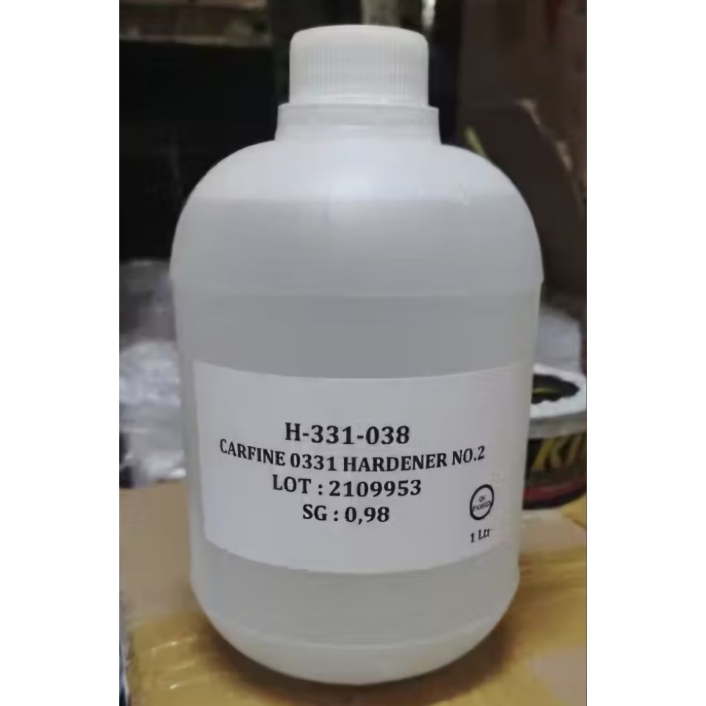 hardener carfine(untuk pengeras cat,epoxy,clear)