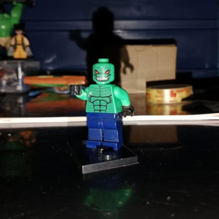 Brick Minifigure Killer Croc & Two Face | Lego Batman 2006