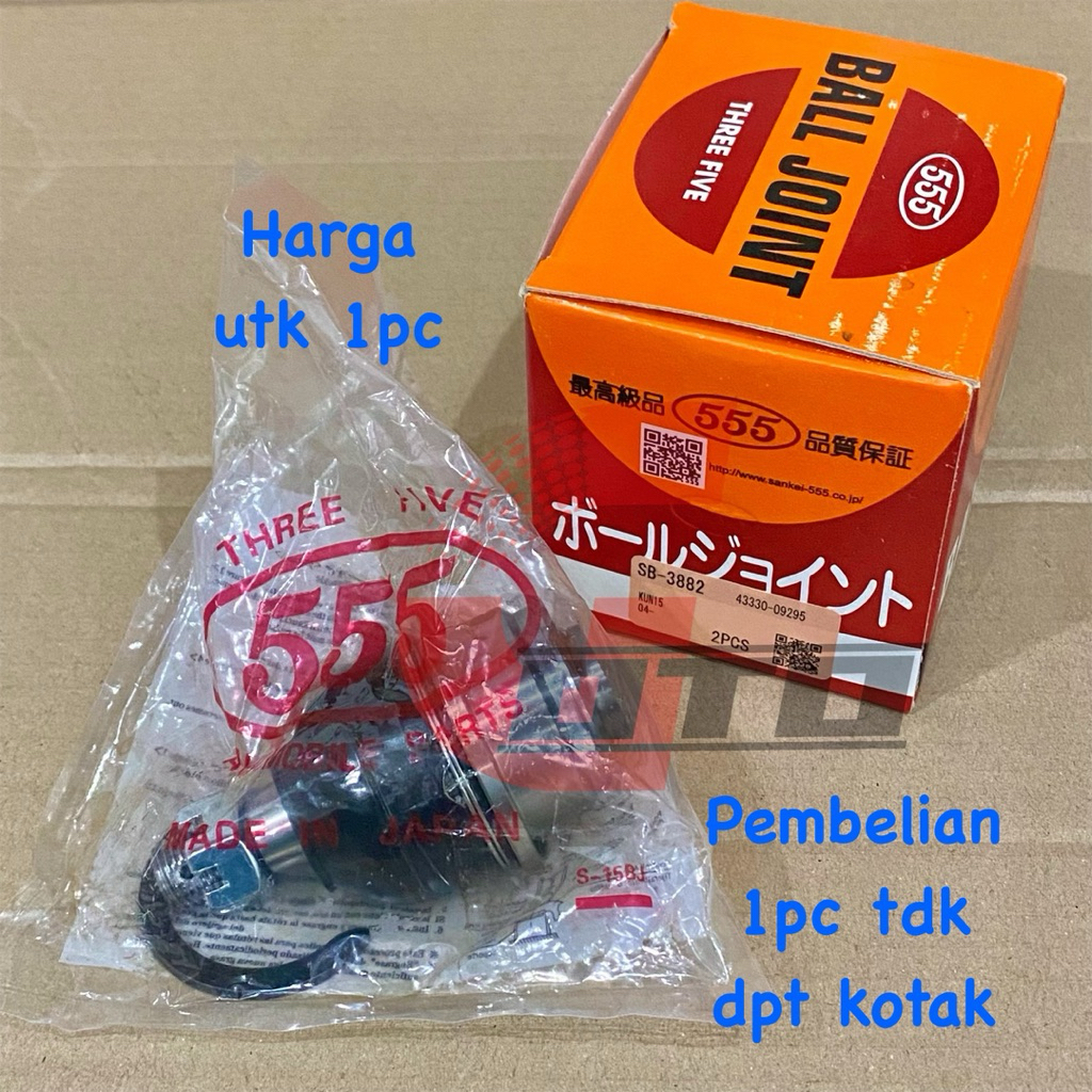 Ball joint toyota innova fortuner reborn bawah low 555 thailand