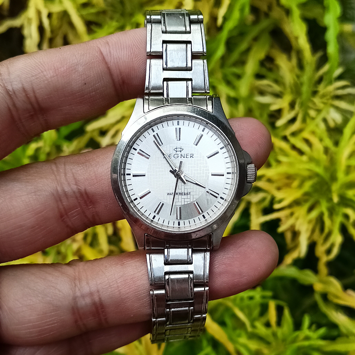 HEGNER SILVER HW-3901 Second Original | Jam Tangan Wanita Preloved