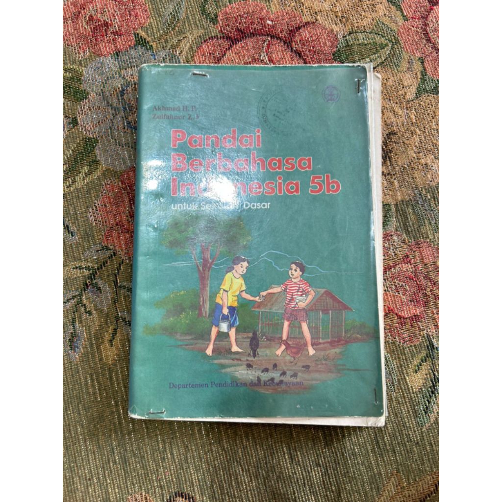 Buku Pandai Berbahasa Indonesia jilid 5b thn 1992