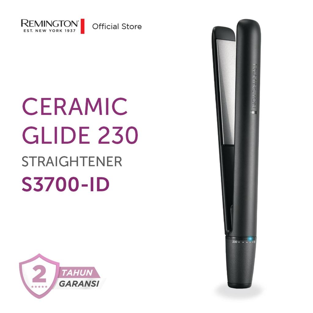 Remington Catokan Pelurus Rambut Ceramic Glide S3700 - Hitam